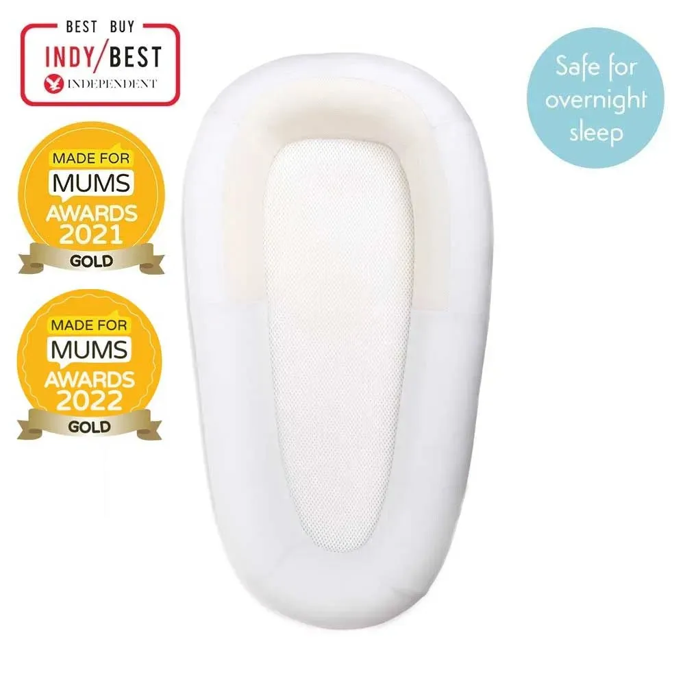 Purflo Sleep Tight Baby Bed - Soft White