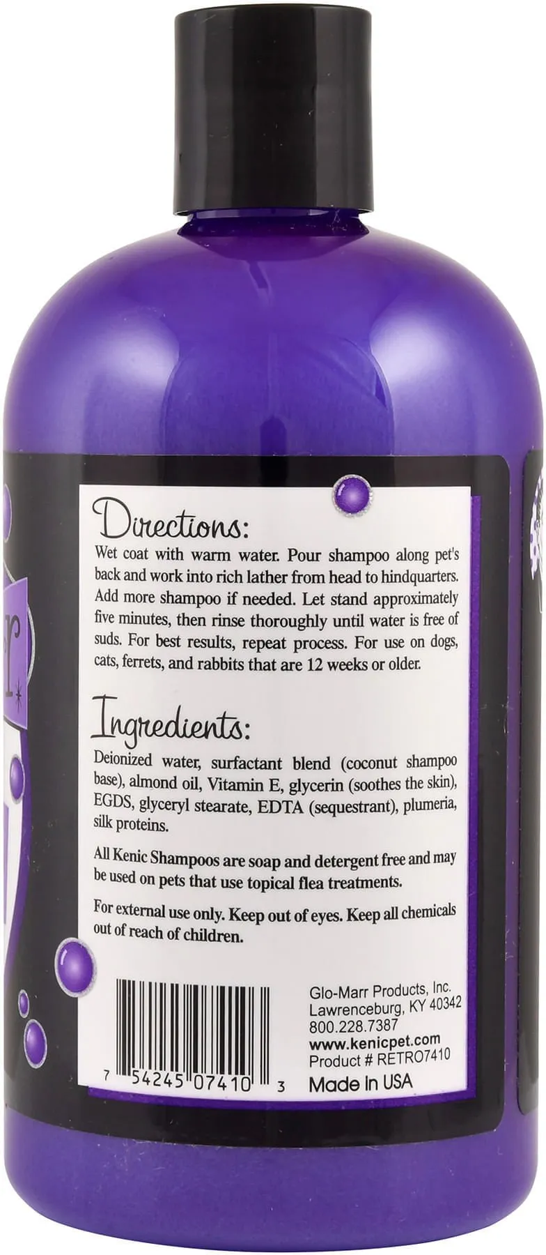 Purple Pooch & Purr Pet Shampoo