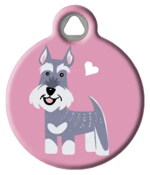 Schnauzer Dog ID Tag