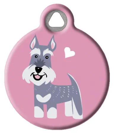 Schnauzer Dog ID Tag