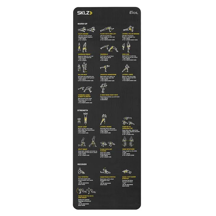 SKLZ Fitness Trainer Mat, Black