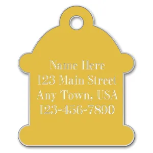 Small Hydrant Custom Personalized Dog Tags