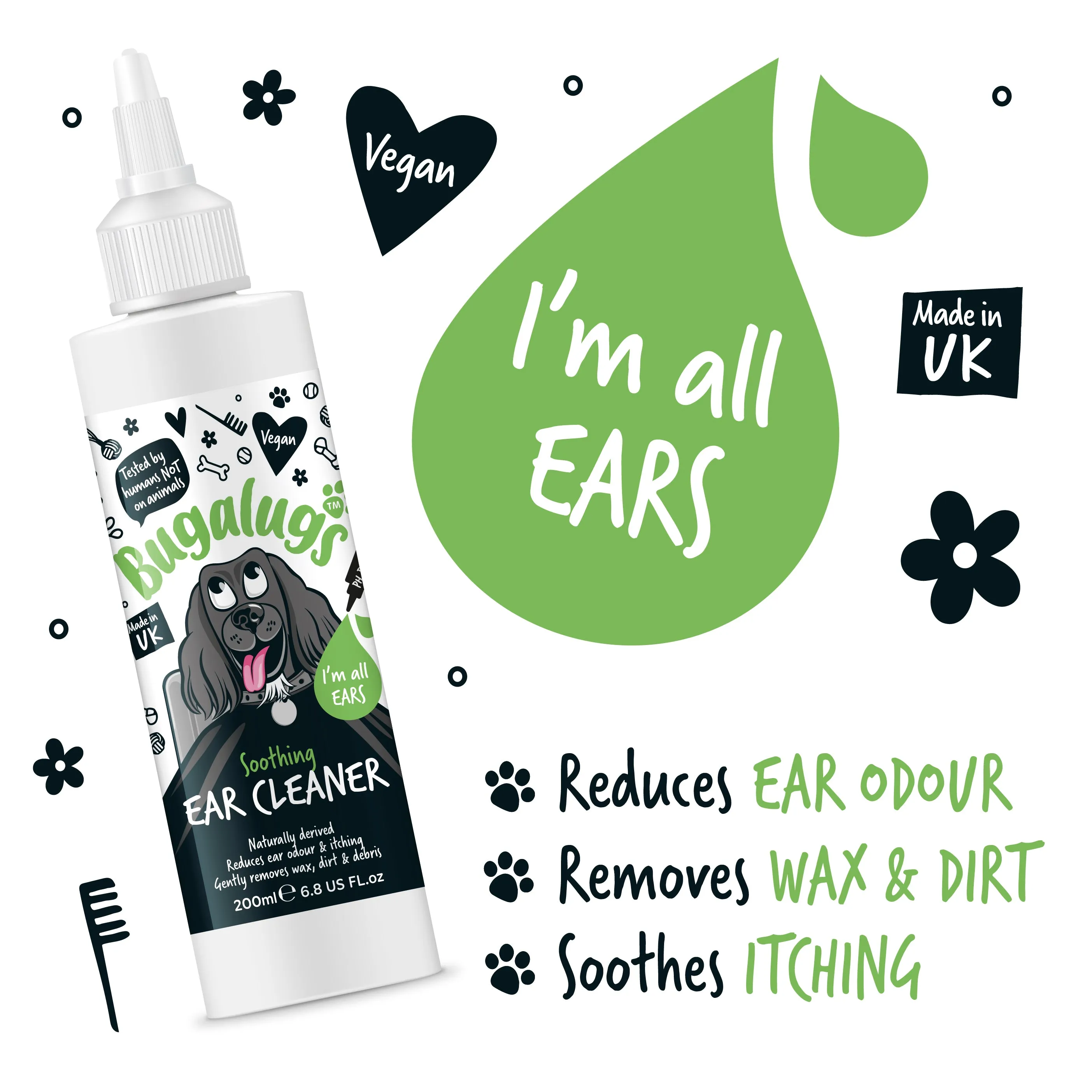 Soothing Ear Cleaner Solution for Dogs