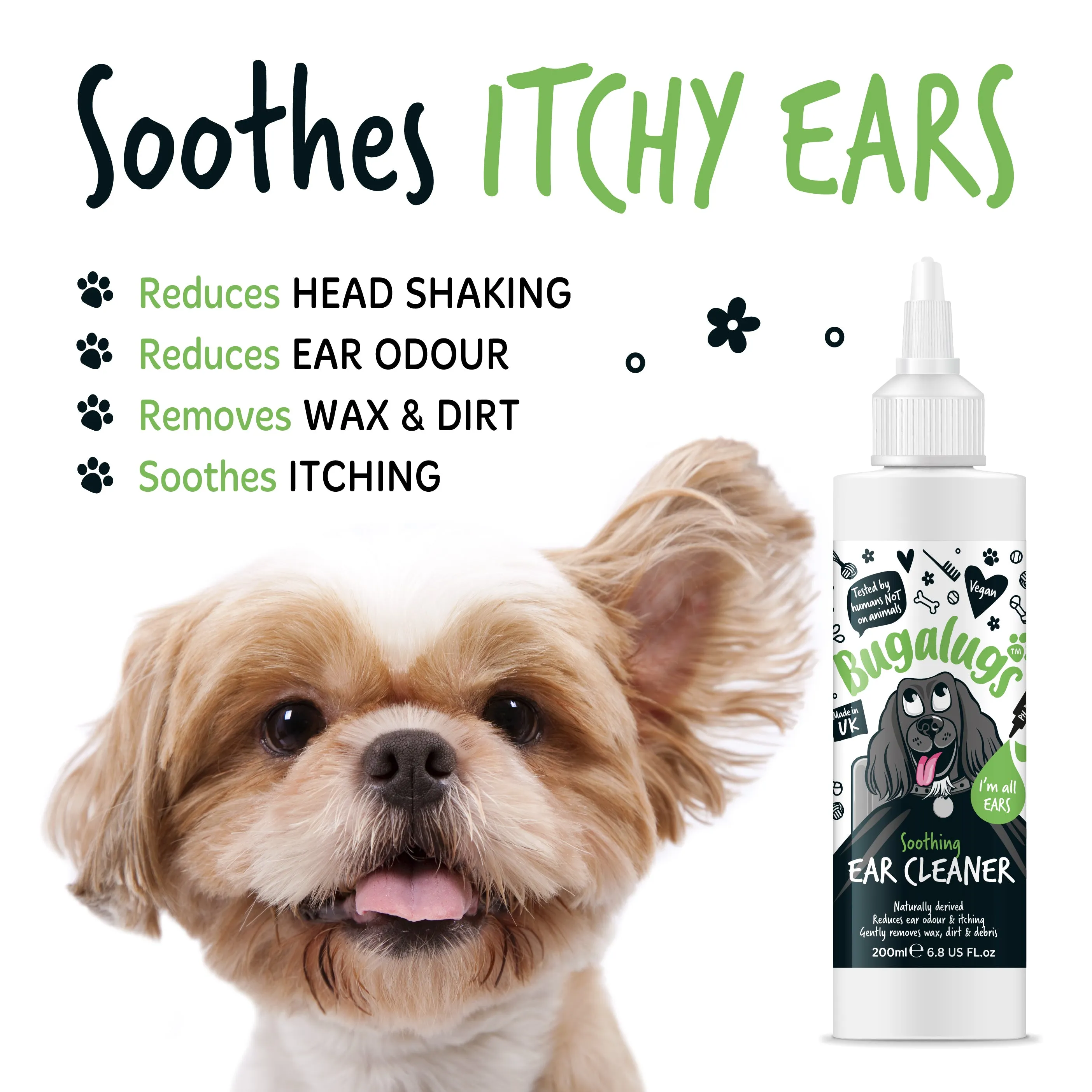 Soothing Ear Cleaner Solution for Dogs