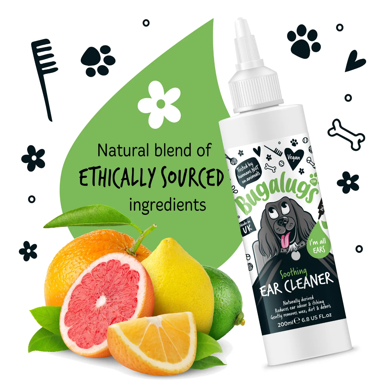 Soothing Ear Cleaner Solution for Dogs