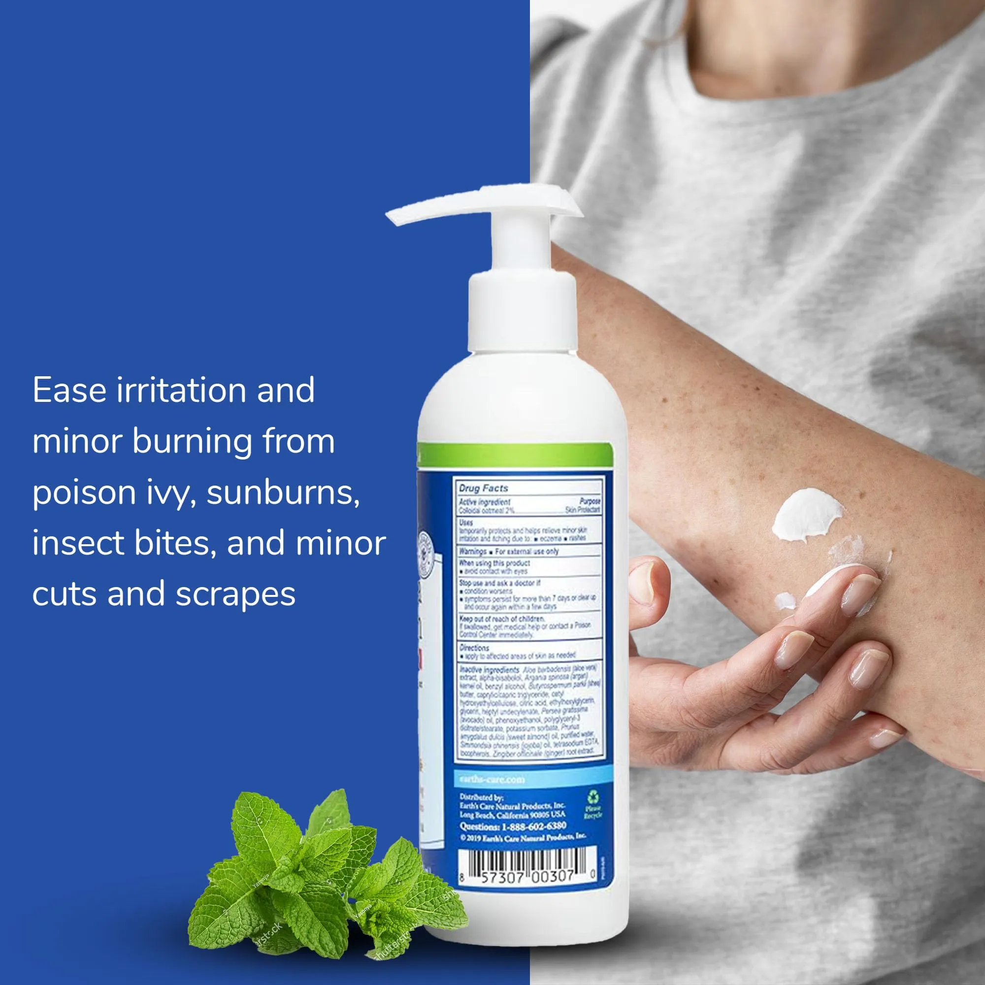 Steroid-Free Anti-Itch Lotion 8 oz Soothes Skin Irritations