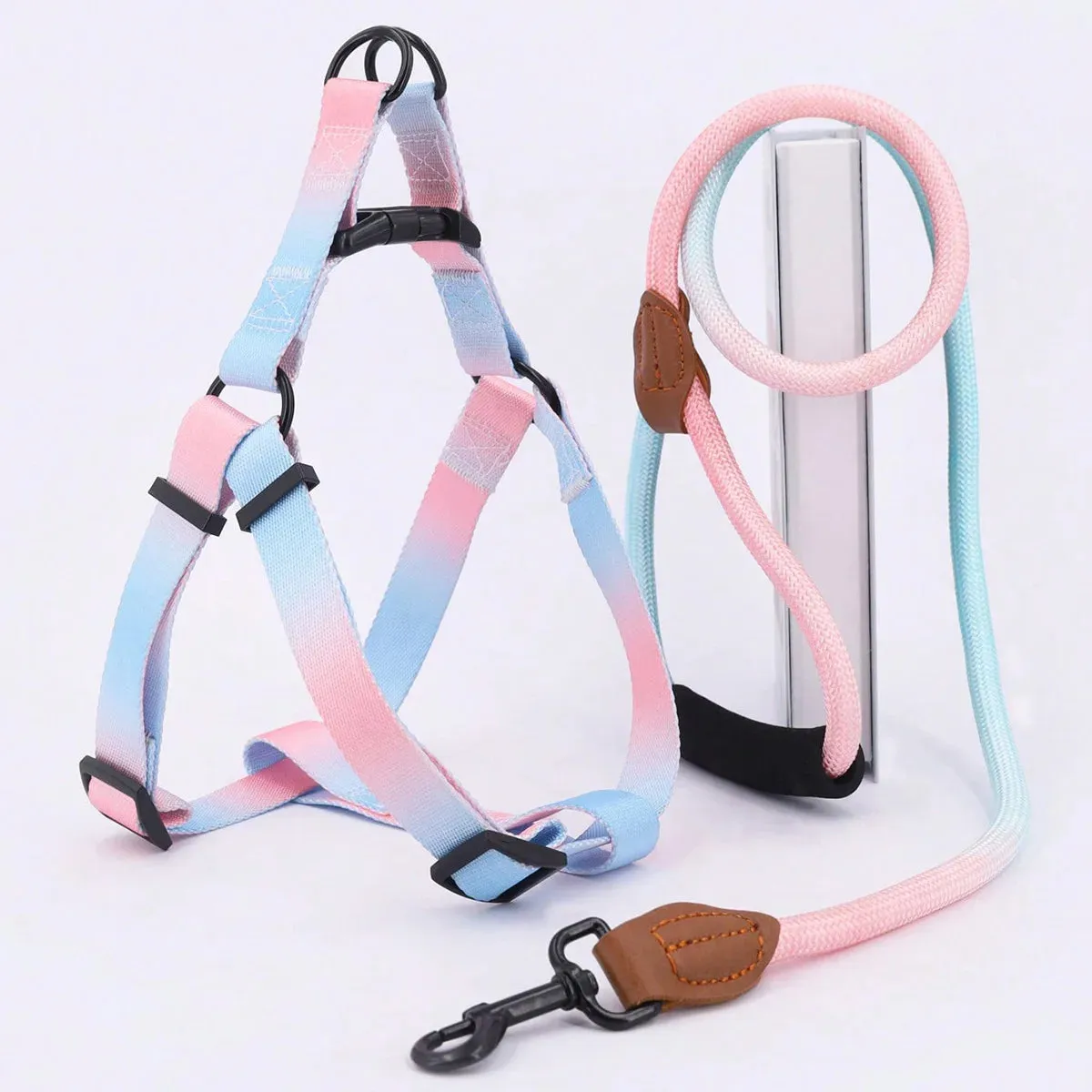 Stylish Pet Vest Harness and Leash Combo