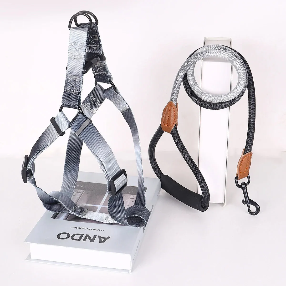 Stylish Pet Vest Harness and Leash Combo