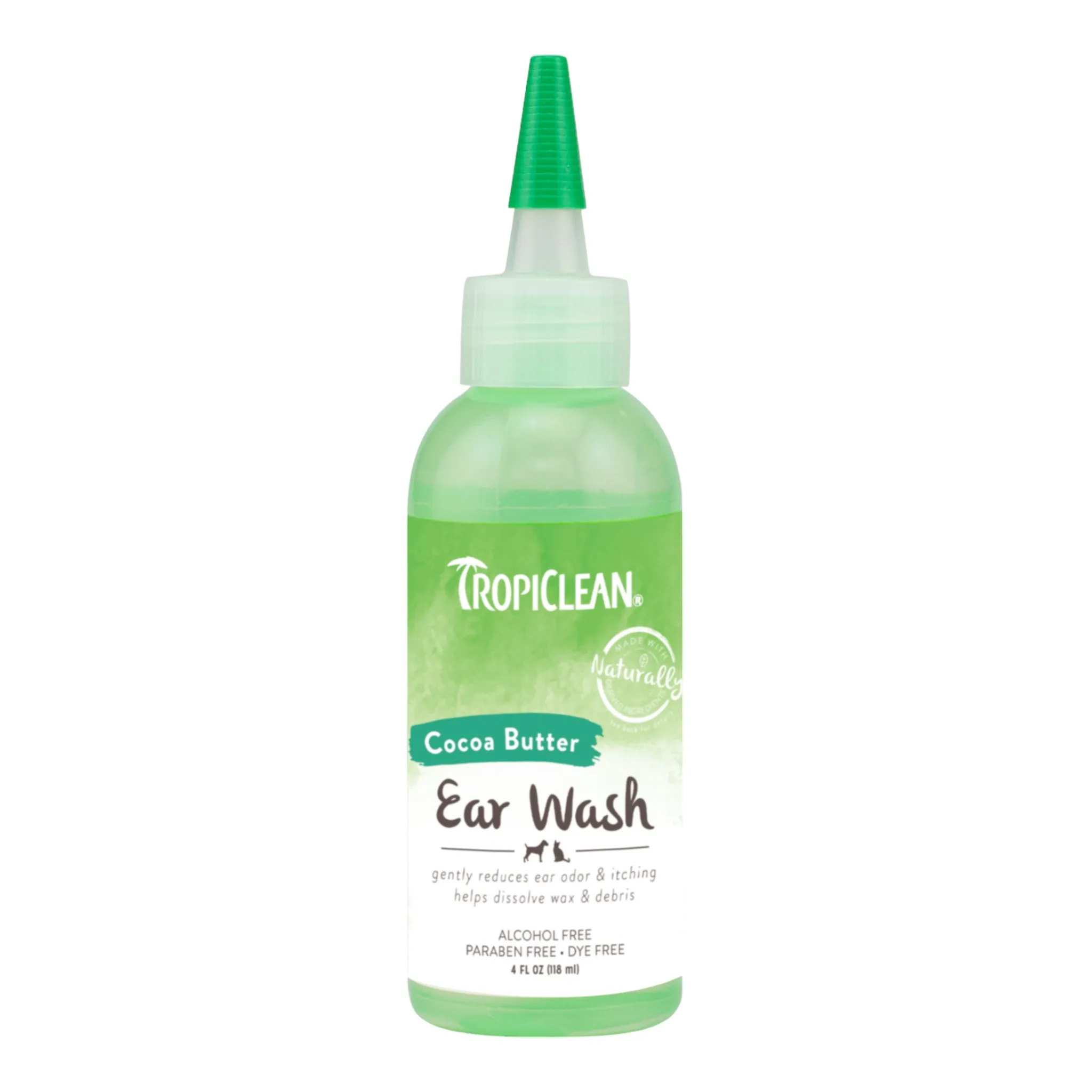 TropiClean Alcohol Free Ear Wash 4oz.