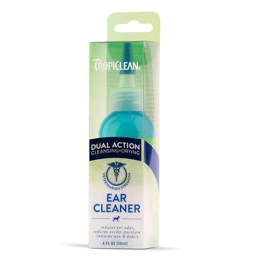 Tropiclean Dual Action Ear Cleaner for Pets 4oz