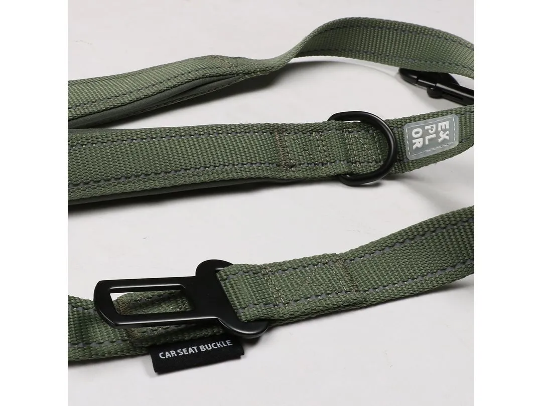 Ultimate Fit On-The-Road Leash Classic Undercover Green