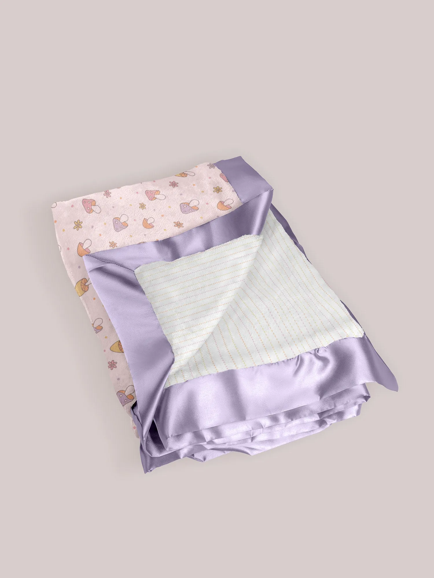 Ultra-Soft Thick Reversible Baby Blanket - Mushy Love