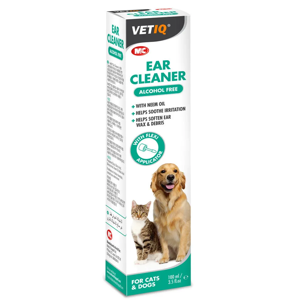 VetIQ Ear Cleaner for Dogs and Cats 100ml