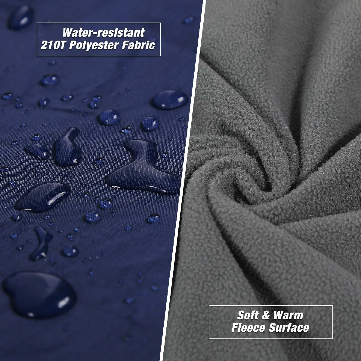 Waterproof Warm Stadium Blanket 79"x79" for Camping & Events