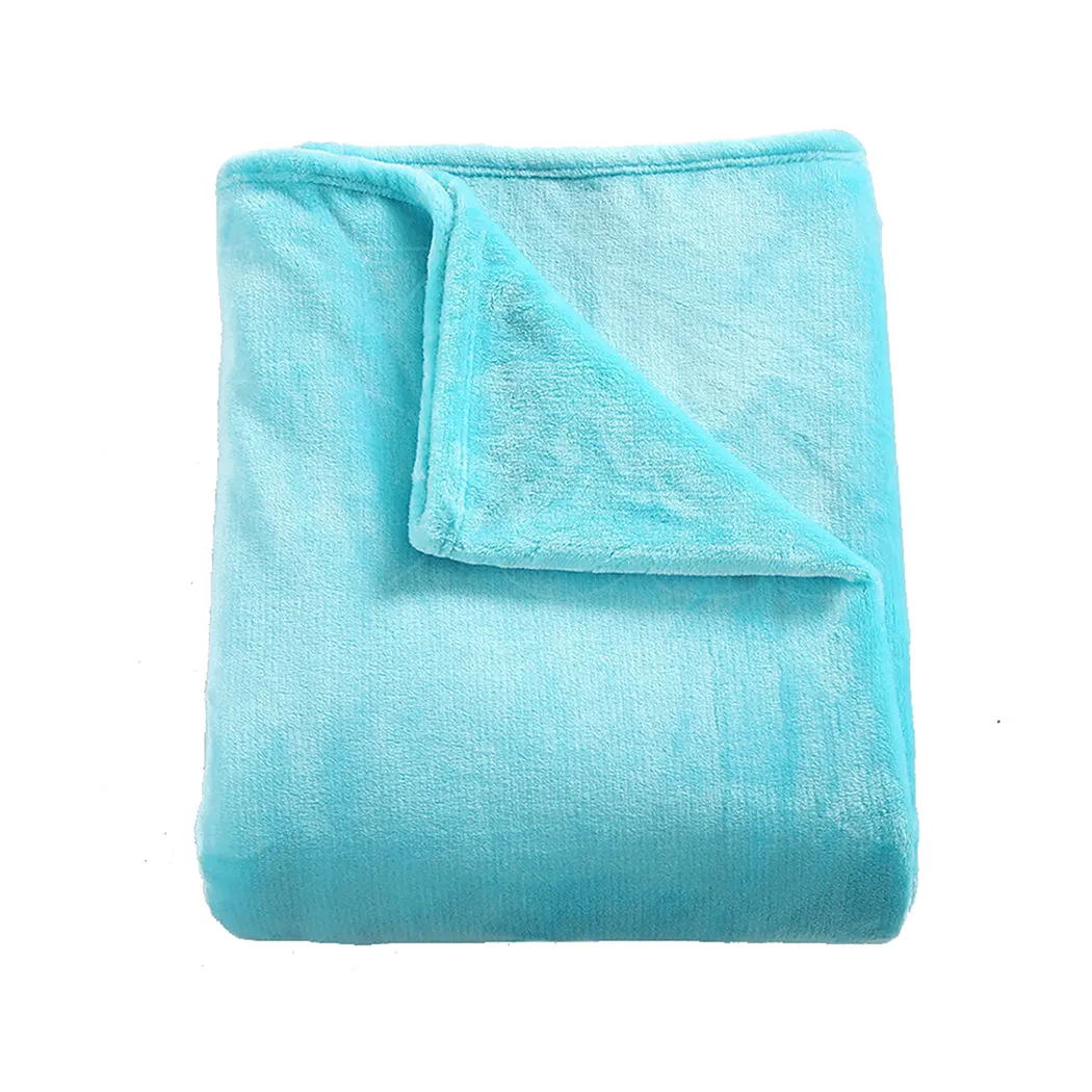 Waylon Throw Ultra-Soft Blanket 320gsm 220x240cm Warm - Teal