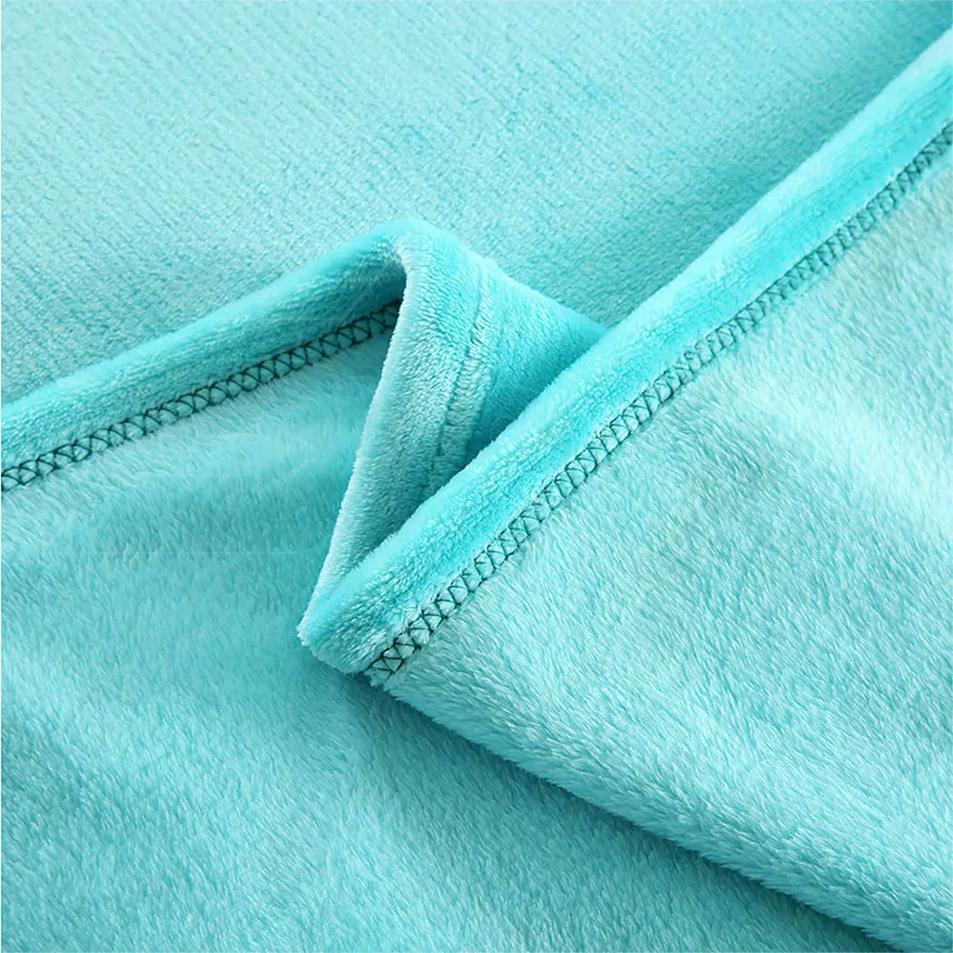 Waylon Throw Ultra-Soft Blanket 320gsm 220x240cm Warm - Teal