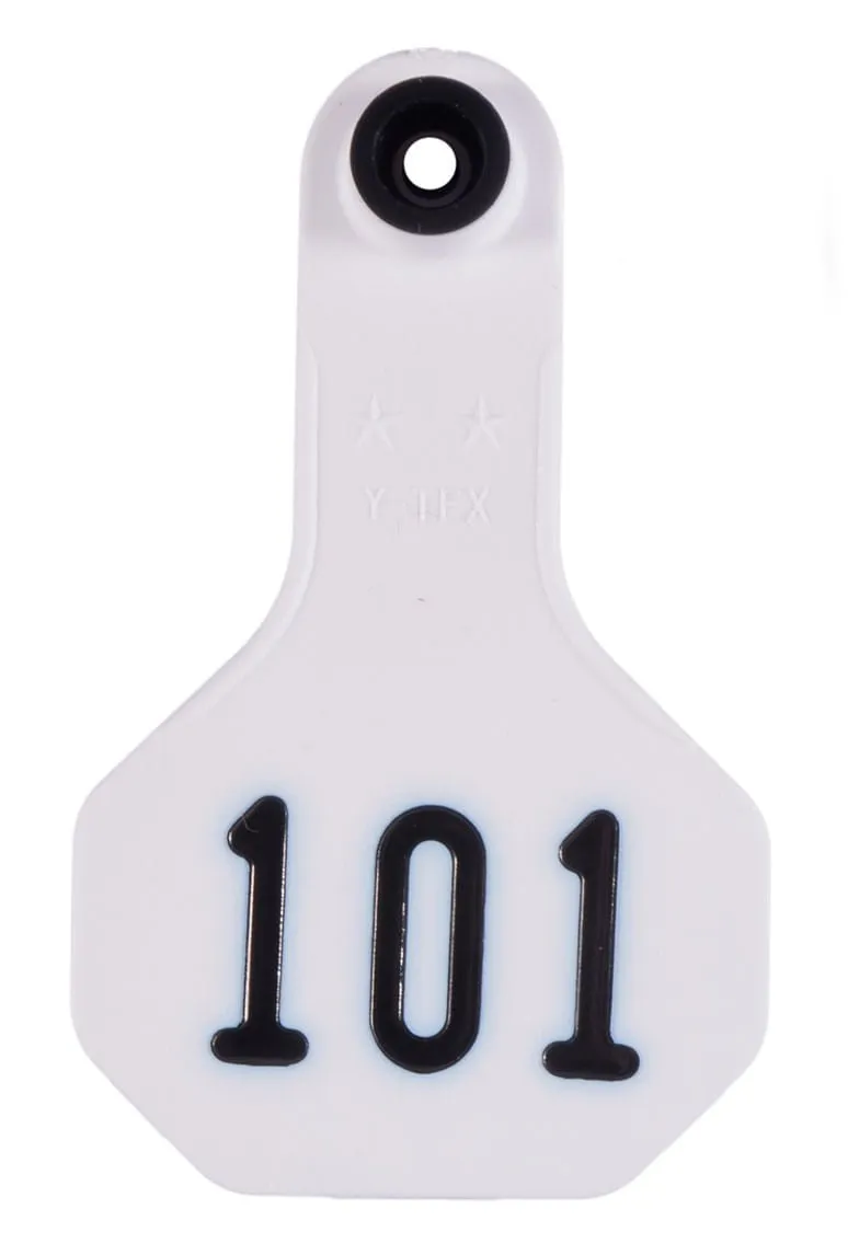 Y-Tex Numbered Ear Tags (Small), 25 count