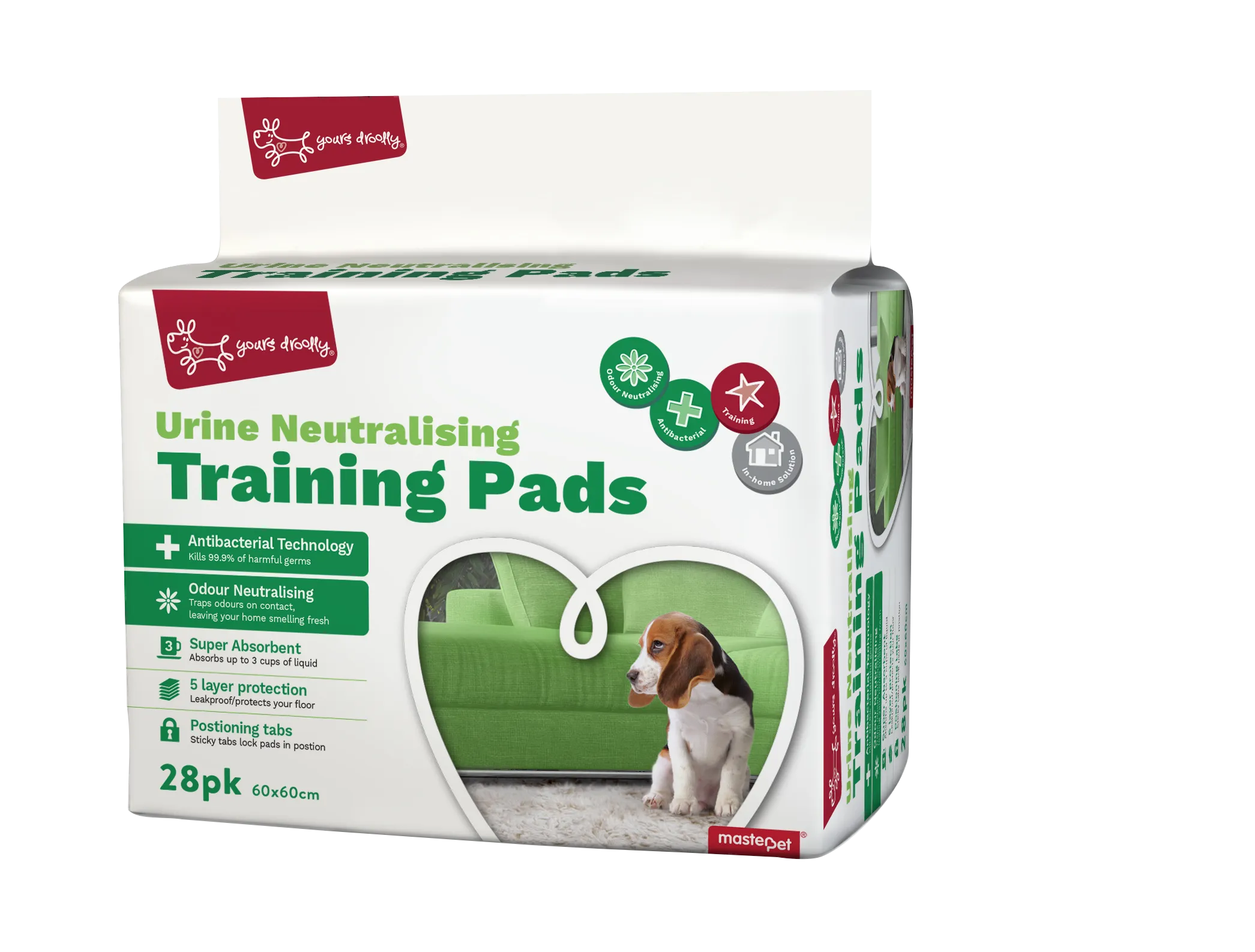 Yours Droolly Urine Neutralising Pads 28pk