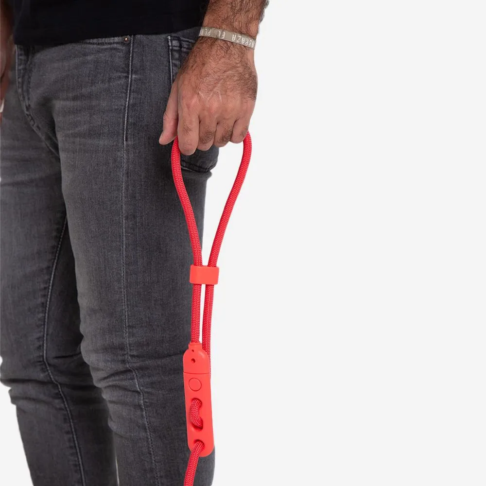 Zee.Dog Hands-Free Dog Leash (Neon Coral)