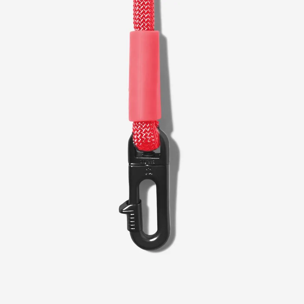 Zee.Dog Hands-Free Dog Leash (Neon Coral)