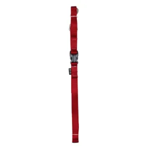 Zeus Nylon Leash - Deep Red - Medium - 1.8 m (6 ft)