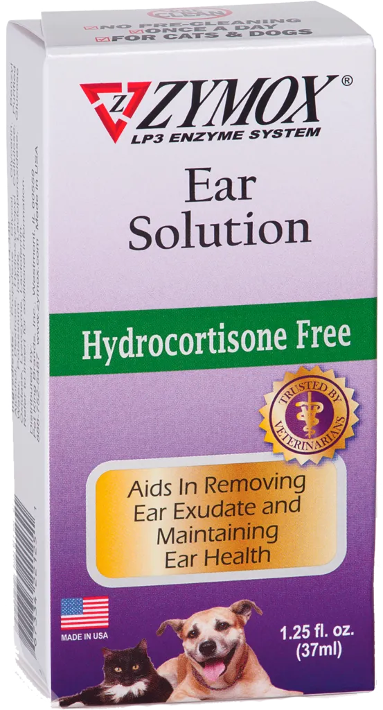 ZYMOX Enzymatic Ear Solution Hydrocortisone Free