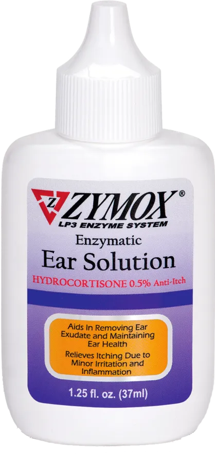 Zymox Enzymatic Ear Solution with 0.5% Hydrocortisone