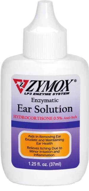 Zymox Enzymatic Ear Solution with 0.5% Hydrocortisone